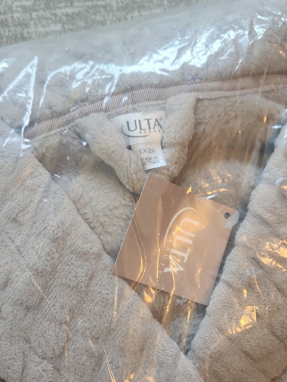 Ulta Beauty Plush Robe in Light Beige - Picture 2 of 3